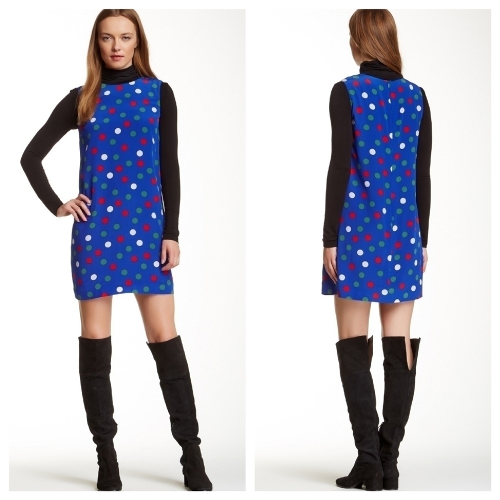 NWT Missoni Silk Polka Dot Shift Dress